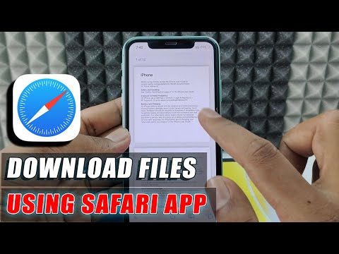How to Download a File from Safari on iPhone?
