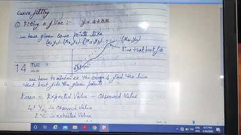Lecture 9 Pattern Recognition (Curve Fitting)