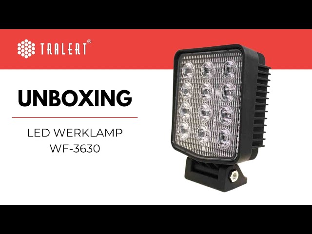 LED werklamp unboxing WF-3630 