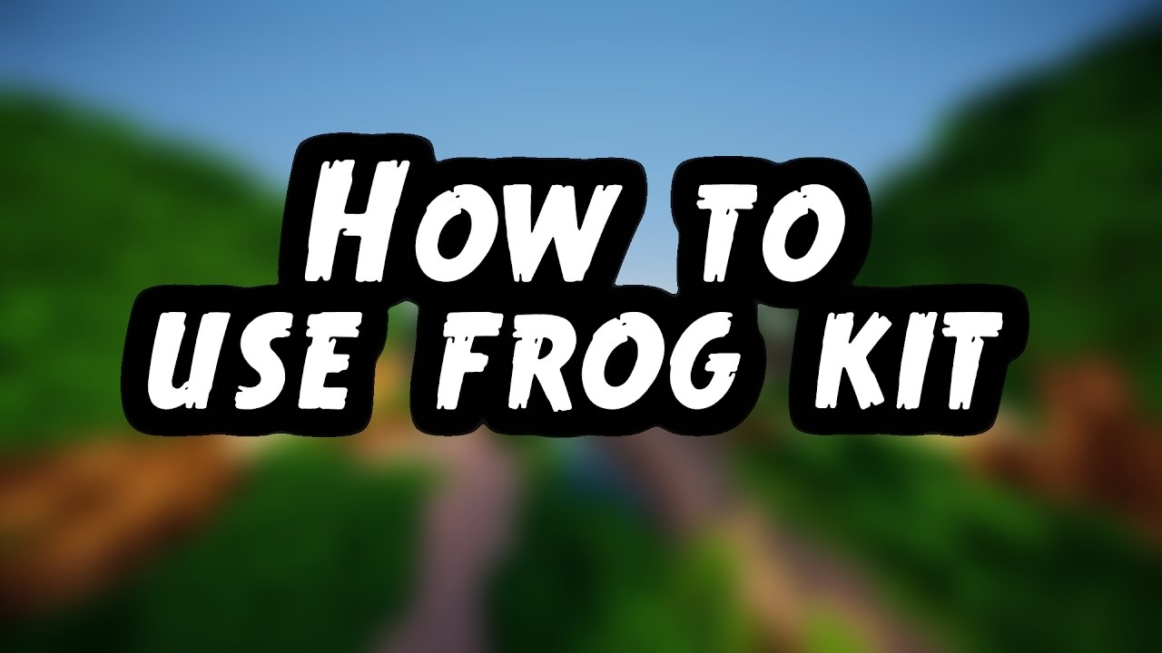 Minecraft || How to use frog kit || Hypixel Skywars