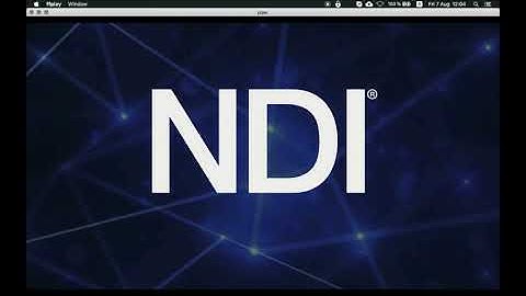 NDI processing setup in Nimble Streamer