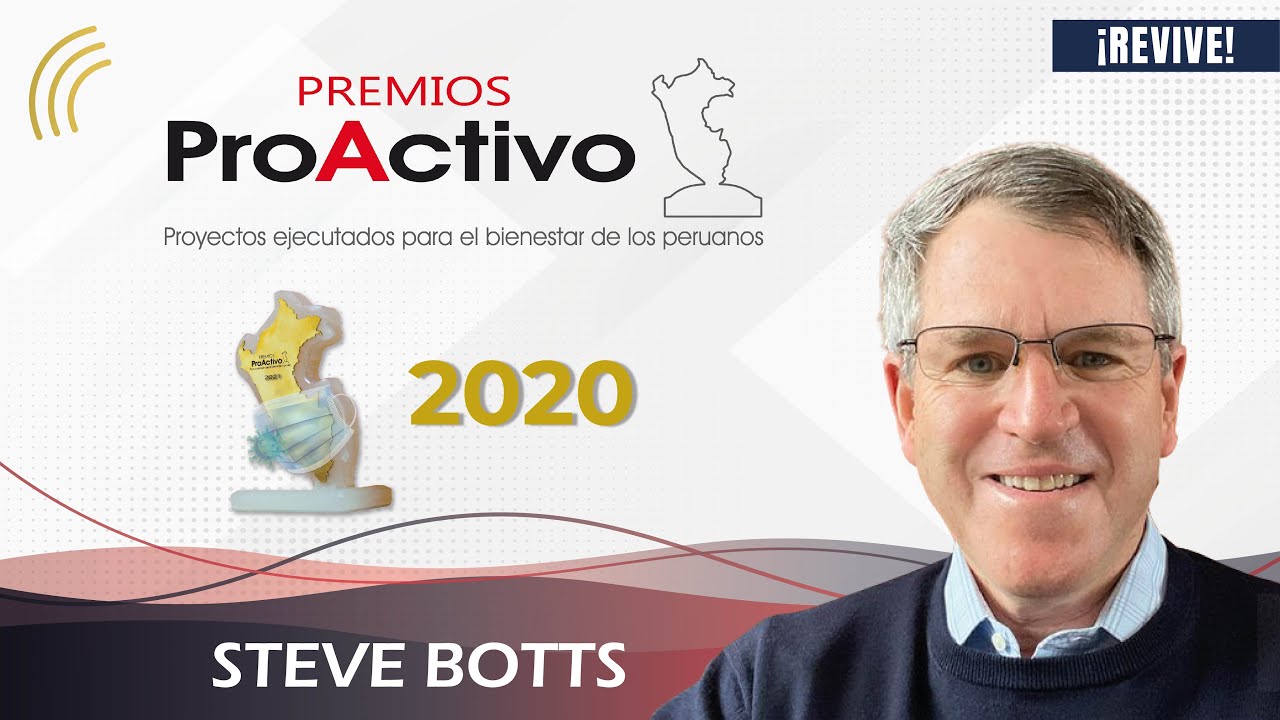 Stephen Botts Steve Botts en Premios ProActivo 2020 - YouTube