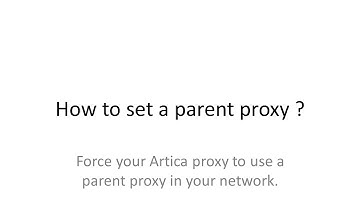 Using a proxy Parent