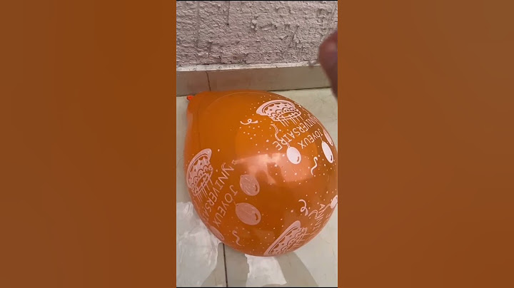 explosions de ballons