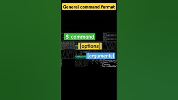 Command structure | options and arguments simplified #SudoIt