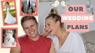 OUR WEDDING PLANS & WEDDING DAY MONTAGE | Q&A