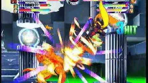 MvC2 Online (360): Brett (RomSlash) vs ThillyGewth (Gui/Jin/Tron) 10 .:7.7.10:.