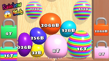 Blob Merge 3D Challenge infinity | Make Biggest Blobs Part 6