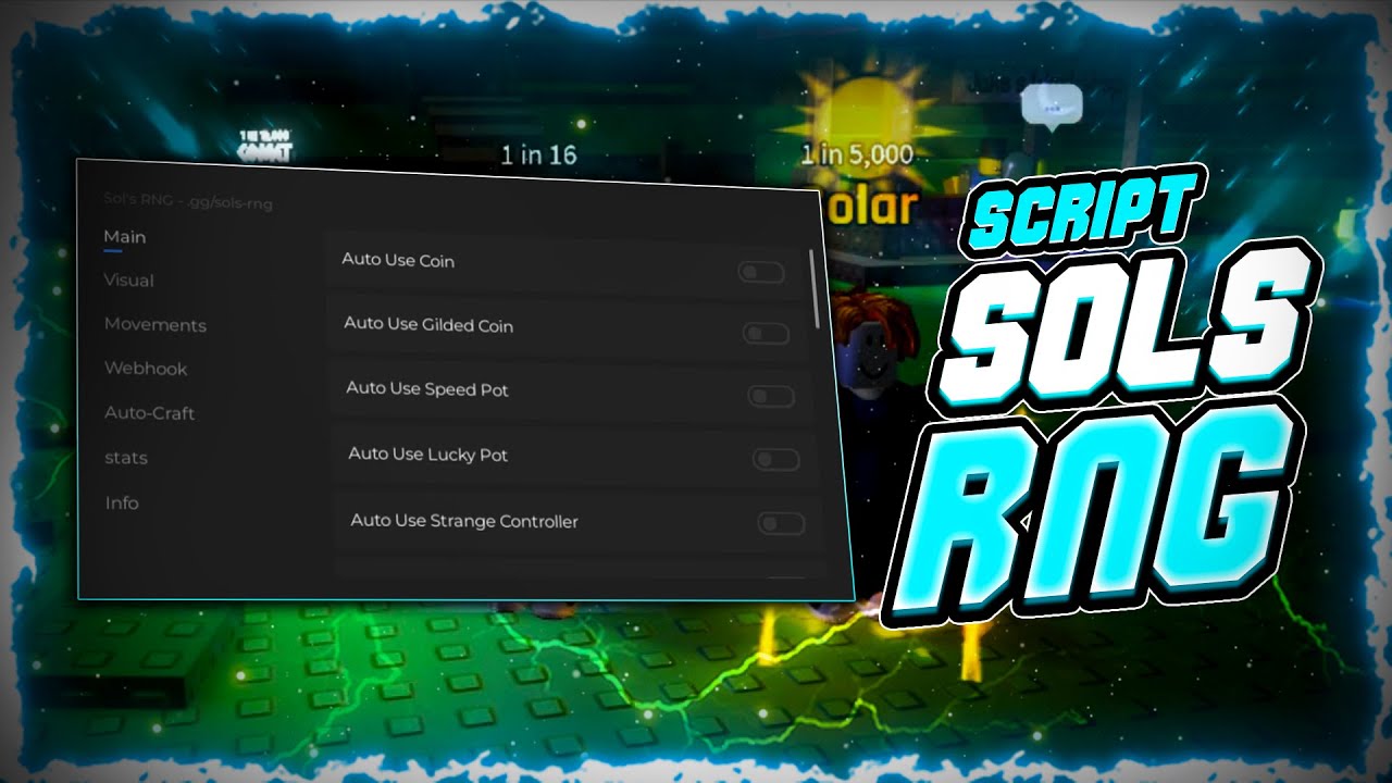 [OP] Sol's RNG Script Hack | Auto Collect ALL Auras | Auto Find Item ...