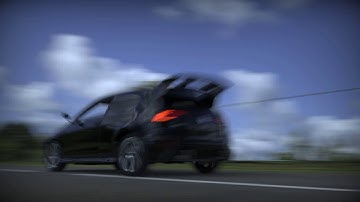 VW Golf From NFS No Limits rendered with motion blur...