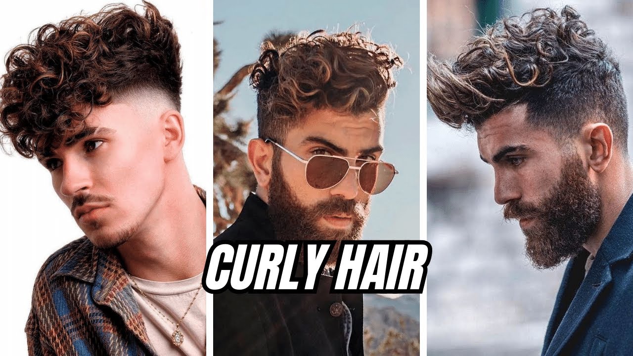 10. Blonde curly hair for men's fashion - wide 1