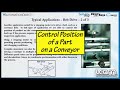 Motion Control: Control Position of a Part on a Conveyor (Part 3 of 8) from AutomationDirect