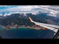 VIEWS | Visual approach Ajaccio Airport | Easyjet A320