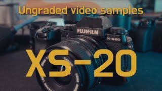 Ungraded Fujifilm X-S20 sample videos | f-log2 with fuji coversion lut only