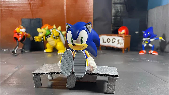 Sonic Vibe/ Knuckles logs short (Sonic Stopmotion) (Sonic 30th Anniversary)