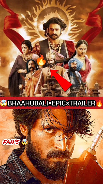 😱 bhaahubali Epic trailer review!|prabash|#moviereview #shorts  #movie