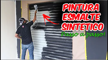 Como diluir a tinta esmalte sintético?