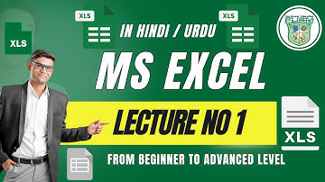 MS Excel Tutorial in Urdu/Hindi | Lecture No 01 | MS Excel Complete Course | MS Excel Step-by-Step