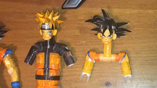 How to Make a Paper Goku Transforming! ARTICULATED AND RECYCLABLE