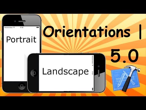 Xcode 5.0 Tutorial - UIInterfaceOrientations