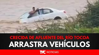 Susto En El Río Crecida Repentina En Tocoa Arrastra Vehículos Y Destruye Champas