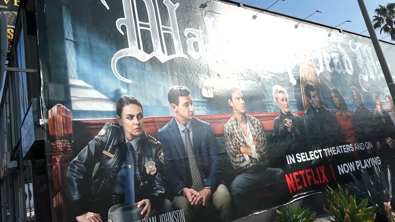 Daniel Craig Wake Up Dead Man A Knives Out Mystery Billboard Sunset Blvd LA CA December 21, 2025