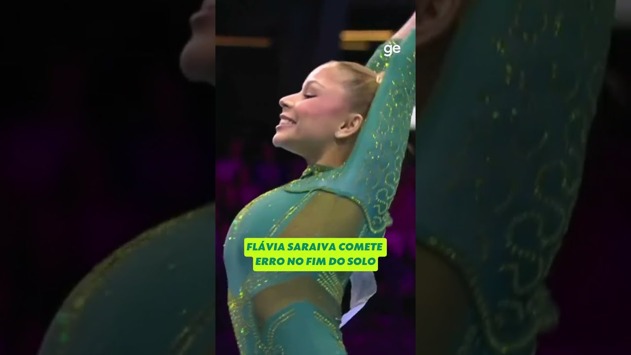 FLAVIA SARAIVA COMETE ERRO NO FINAL DO SOLO | #shorts | ge.globo