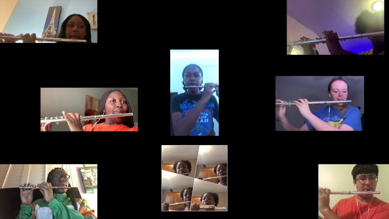 Flute Choir band camp YouTube