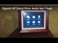 Big screen hp digital photo media mp3 player