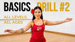 BASICS DRILL 2 Tahitian Dance Workout - Beginners - All Levels & Ages