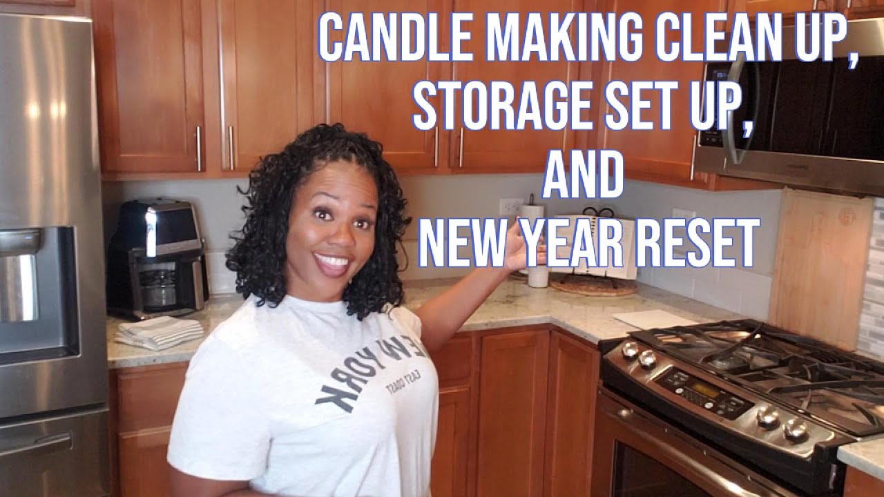 Candle Making Clean Up🧼 and New Year Reset🕯️ | Intentional Living with Trust and Faith in God