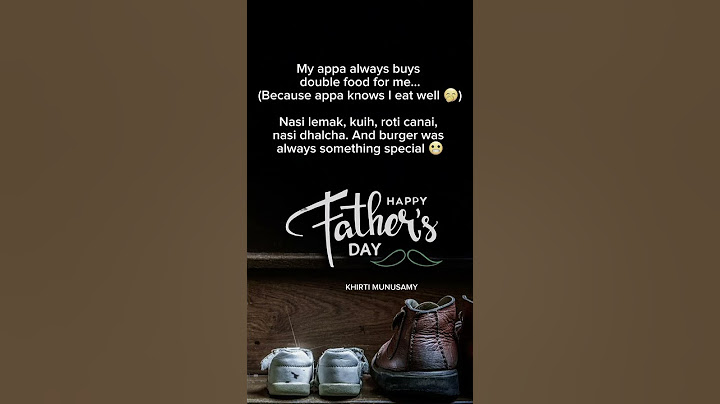 அப்பா நினைவுகள் | Real Life Story for Father’s Day #2105