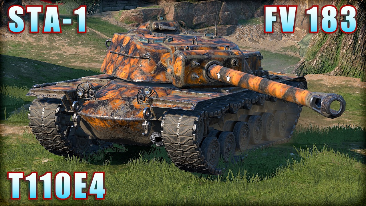 T110E4 ● FV215B 183 ● STA-1 | World of Tanks Blitz Replays
