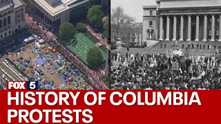 The history of student protests at Columbia
