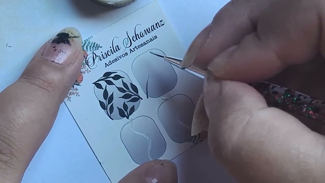 Adesivos de Unhas - Modelinho 9 (Ramos)