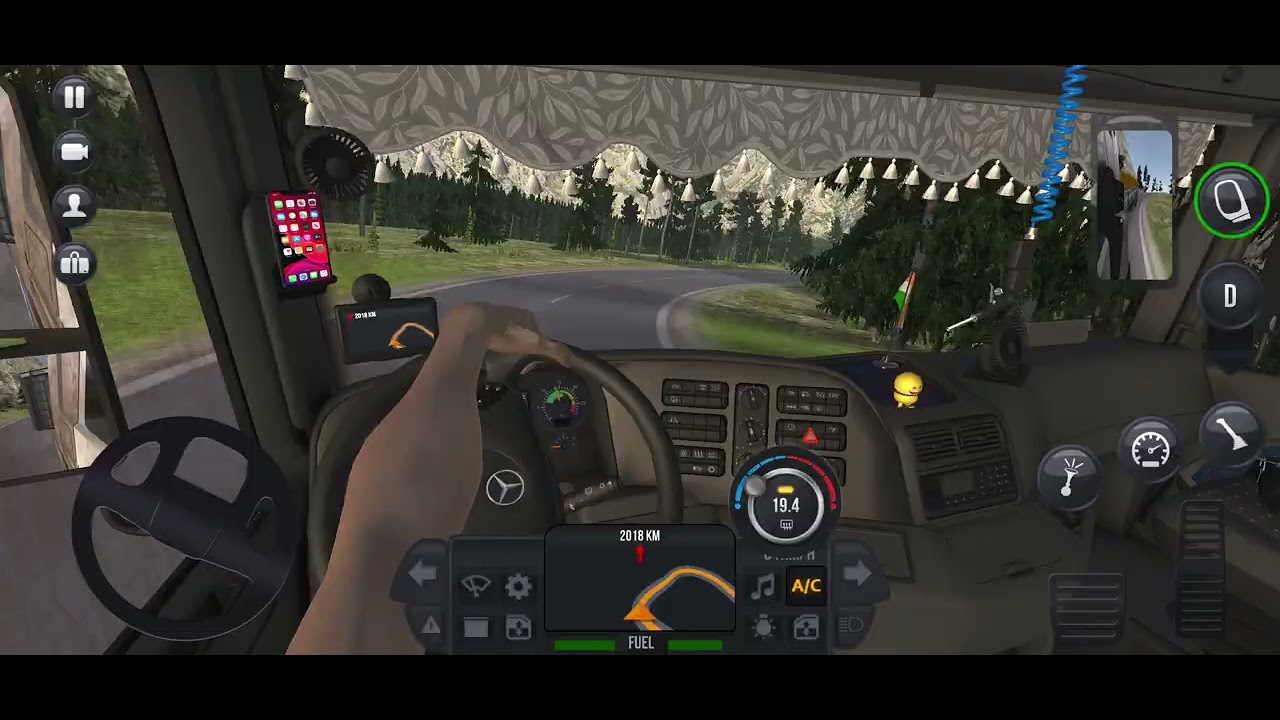 Mercedes truck new load part 2 truck simulator ultimate like share and subscribe