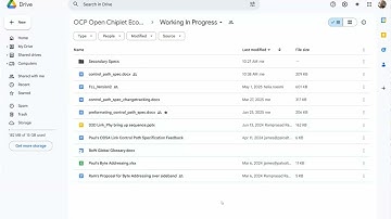 OCP Server - Open Chiplet Economy - Link Layer Workstream call (May 08, 2025)