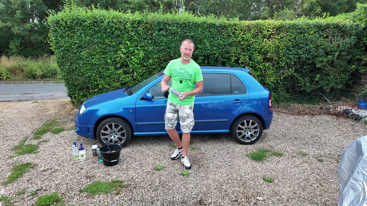 Autobrite Direct Magi Foam dilution tests and Gyeon Wet Coat applied using foam cannon