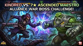 Kindred OBLITERATES 7-Star R4 Ascended Maestro Boss | New Alliance War | Marvel Contest of Champions