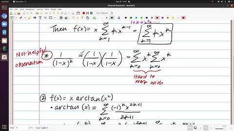 New Taylor Series From Old Video 4 - Advanced Examples