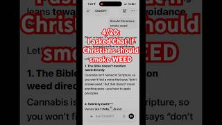 Should Christians Smoke Weed? (Honest Answer)