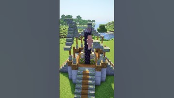 Minecraft Easy Design Nether Portal #minecraft