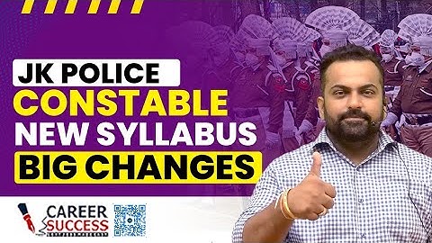 Jkp Constable New Topics || Sequential Output tracing | Big changes in exam pattern