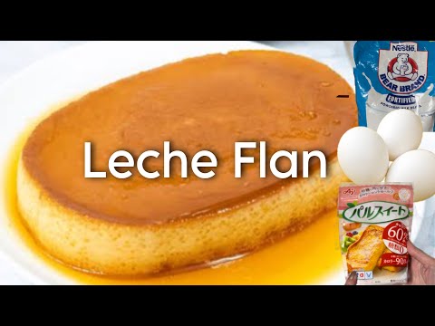Leche Flan using Bear Brand Powder Milk ala Gie JapanTv