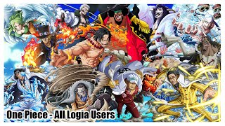 One Piece  - All Logia Users