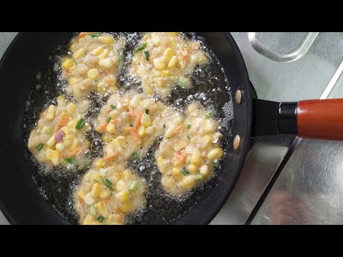 Dadar Jagung Udang Enak