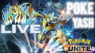 Rank push and custom ||pokemon unite live