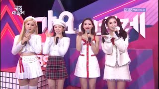 191227 Red Velvet Irene, TWICE Nayeon, APINK Chorong, OH MY GIRL Arin backstage interview  KBS Gayo