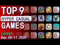 Top 9 NEW Hyper Casual Games (Sep.04 - 11, 2020)