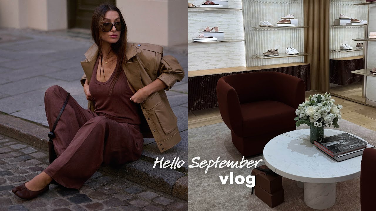 VLOG 🤎 | Wrześniowe stylizacje, polecajki kosmetyczne, Event z marką Clinique 